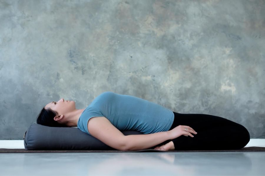 Supta Virasana for Endometriosis